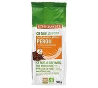 ETHIQ. Café Moulu Bio du Pérou 500g - Saveur intense et équitable pour un café responsable- Lot De 3