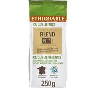 ETHIQUABLE - Café Moulu Pur Arabica en Conversion Bio - Torréfié en France - le paquet de 250g - Le Lot De 3