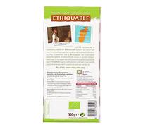 ETHIQUABLE - Chocolat Noir Bio 85% de Cacao de Madagascar, Puissant et Gourmand, Tablette 100g