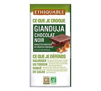 Ethiquable - Chocolat Noir Gianduja Nicaragua 100G - Vendu par unité