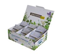 Ethiquable Infusions bio ''Paysans d'ici'' du massif central - Coffret assortiment de 60 sachets