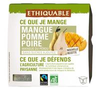 ETHIQUABLE - Purée Mangue Pomme Poire 4X100G - Lot De 2