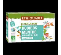 Ethiquable Rooibos Menthe Afrique du sud sans Théine Bio 40g