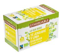 Ethiquable Té Verde Jengibre y Lima Eco 20uds
