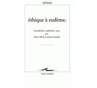 Éthique à Eudème Aristote (Auteur), Olivier Bloch (Traduction), Antoine Leandri (Traduction)