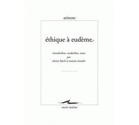 Éthique à Eudème - Aristote - Encre Marine - broché - Essai