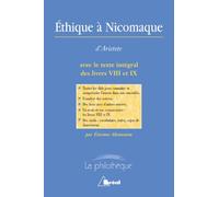 Ethique à Nicomaque (Aristote)
