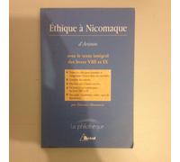 Ethique À Nicomaque D'aristote