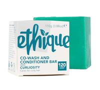 Ethique - Après-shampoing solide pour cheveux bouclés - Sans sulfate - Naturel, respectueux de l'environnement, durable, sans plastique - Curliosity - 110 g (1 pièce, jusqu'à 80 utilisations)