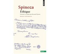 Éthique - Bilingue latin-français - Baruch Spinoza - Points - Livre
