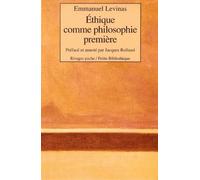 Éthique Comme Philosophie Première | occasion