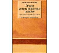 Éthique Comme Philosophie Première | occasion