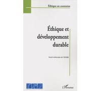 Ethique et développement durable - Fondation Ostad Elahi - L'harmattan - broché - Etude