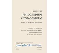 Éthique et économie dans les philosophies anciennes
