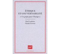 Éthique et gouvernabilité. Un projet pour l'Europe - Claude Gruson - Puf - broché - Livre