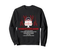 Éthique Hacking Stages Cyber Security Analyste Humour Sweatshirt