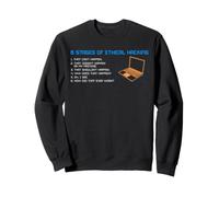 Éthique Hacking Stages Cyber Security Analyste Humour Sweatshirt