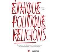 Éthique, politique, religions Thierry Gontier (Direction)