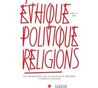 Éthique, politique, religions Thierry Gontier (Direction), Collectif (Auteur)