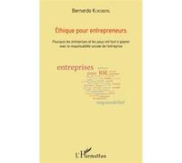 Bernardo Kliksberg – Éthique pour entrepreneurs – Broché