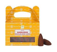 Ethniciti Satya Nag Champa Lot de 24 cônes d'encens à refoulement Bois de santal