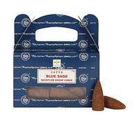 Ethniciti Satya Nag Champa Lot de 24 cônes d'encens à refoulement Sauge bleue