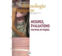 Ethnologie française 2005, n° 3 Mesures, évaluations - Normes et règles - Collectif - Puf - broché - Revue