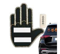 ETHORY Glogesture - Signe de Main LED pour Voiture, Lumière de Doigt Amusante avec Télécommande (Homme)