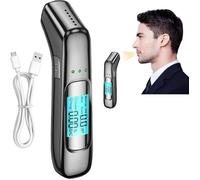 Ethylotest Electronique, Ethylotest avec Affichage LCD Numérique, Éthylomètre Numérique Professionnel, Embout Buccal Inutile,