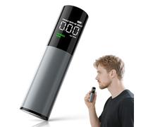 Éthylotest Électronique, Euakee Alcootest Ethylotest avec Affichage Digital LCD, Rechargeable & Portable USB Ethylotest Professionnel pour Utilisation à la Maison ou Lors de soirées