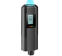 Éthylotest Électronique Portable sans Contact Homologué NF - Alcootest Professionnel LCD Haute Précision avec USB Rechargeable, Coupe-Ceinture et Brise-Glace, pour Voiture, Maison et Fêtes (A809-01)