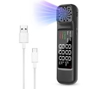 Ethylotest Electronique Professionnelle, Alcootest Portable avec Ecran LCD d'Affichage, Testeur d'alcool Haute Sensibilit, Réutili