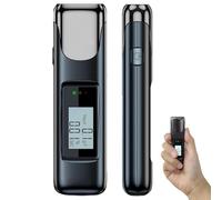 Ethylotest Electronique Rechargeable,Portable Ethylotest Homologué,Professionnel Alcootest avec Affichage LCD Numériqu,Test D'Alcoolémie Précis, Idéal pour Contrôle Routier, Sécurité et Prévention
