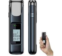 Ethylotest Electronique Rechargeable,Portable Ethylotest Homologué,Professionnel Alcootest avec Affichage LCD Numériqu,Test