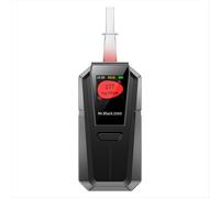 éthylotest portable à affichage numérique avec embout buccal, pour usage personnel.