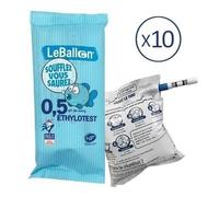 ETHYLOTEST Taux 0,5 g - Lot de 10 ex - Contralco NF X 20702 - sans Chrome - Produit français - Le Ballon
