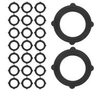 ETHZZLE 100 pièces Lot de Rondelles Caoutchouc Étanches pour Tuyaux Jardin Joints O-ring Robustes Compatibles Arrosage Plomberie et Équipements Pneumatiques Remplacement Facile pour