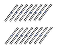 ETHZZLE 18 Pcs Règle de Couture Coulissante Bleu Jauge de Positionnement Équidistante pour Couture Matelassage et Tricot Outil Précis pour Ourlets et Projets DIY