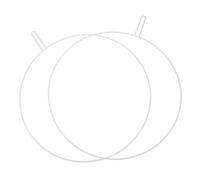 ETHZZLE 2 Pièces Anneaux Support Filet de Lit Garçon Fille Rond et Portables Installation Rapide pour Berceau et Couffin Accessoires de Fixation Filet pour Né