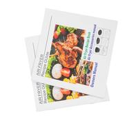 ETHZZLE 2 Pièces Healthy Easy Recipes With Step By Step Cooking Guide And Global Cuisine Selection For Daily Meals And Parties