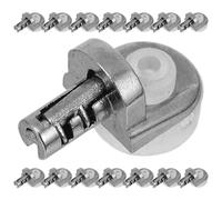 ETHZZLE 24 pièces Support de Fixation pour Étagères à Ventouse Expansible Broches Métalliques pour Meubles Porte-étagère Stable pour Armoires et Chaussures Clips Robustes pour Étagères