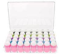 ETHZZLE 40 pièces Éponges Doigts pour Peinture DIY Kit Tampons Mousse Portable pour Dessin Artisanat et Décoration Créative