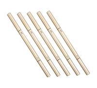 ETHZZLE 5 pièces Crayons Sourcils Double-embout avec Brosse Crayons Maquillage Sourcils Fins et Résistants à Eau Palette Naturelle pour Forme Précise et Tenue Longue Durée