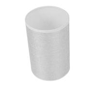ETHZZLE Abat Jour Tissu pour Lampe Abat Jour Cylindrique Simple Lin Argenté Couvre Lampe Décoratif pour Lumière Intérieur Protection Stable et Ambiance Chaleureuse