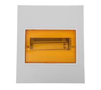 ETHZZLE Boîtier de Disjoncteur 8 Voies avec Socle en Fer Fenêtre Transparente pour Surveillance Boîte de Distribution Électrique Intérieure Protection Surcharge et Court-Circuit