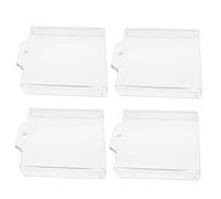 ETHZZLE Couvercle De Protection Transparent pour Bouton D'Alarme Incendie Capot De Protection pour Déclencheur Manuel Lot De 4 Installation Facile pour Usage Résidentiel Et Commercial