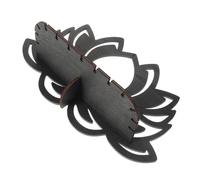 ETHZZLE Étagère Murale Flottante Bois Lotus Creux Décorative pour Salon Chambre Salle de Bain Rangement Moderne pour Cristaux Bougeoirs