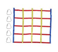 ETHZZLE Filet d'escalade pour garçon Fille coloré extérieur entraînement Physique réseau d'escalade Arc-en-Ciel pour garçon Fille développement Moteur et Aventure