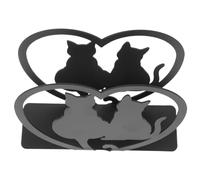 ETHZZLE Support Serviettes Métal Créatif Fer Forgé Porte-serviette Table Élégant et Compact Distributeur Serviettes Doux Sans Burrs Décoration Vintage pour Cuisine Bureau Restaurant