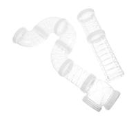 ETHZZLE Tunnel pour Hamster Et Petits Animaux Tubulaire Transparent, Kit à Monter Soi-même en Plastique Léger, Taille Standard, Extension pour Cage, Habitat De Jeu Intérieur, Rongeurs Et Souris